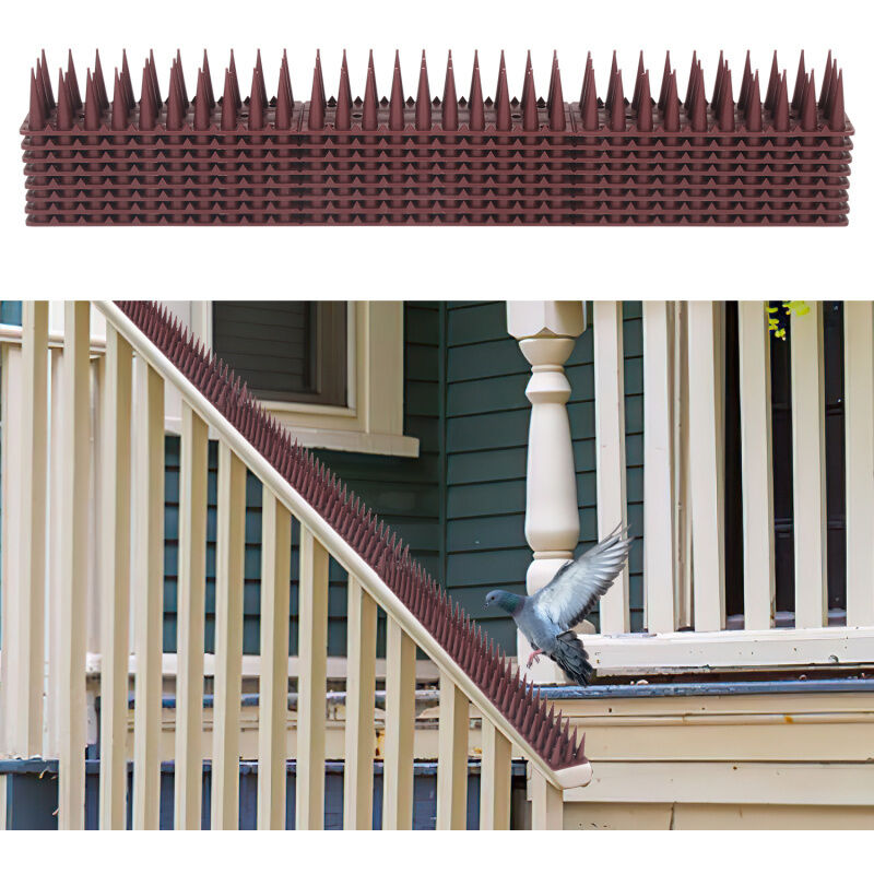 foto del prodotto vingo - swanew repellente per piccioni uccelli scoiattoli e piccoli animali facile controllo degli uccelli in ambienti interni ed esterni 24 pezzi