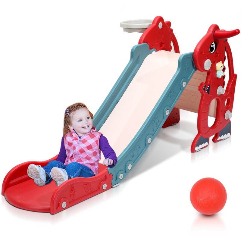 foto del prodotto vingo swanew scivolo per bambini 4 in 1 scivolo scivolo da giardino per 1 6 anni giocattolo per bambini mini