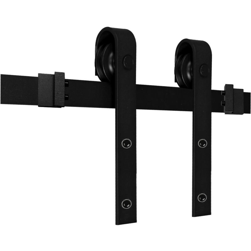 foto del prodotto vingo swanew sistema per porte scorrevoli 152 cm kit per porte scorrevoli binario per porte scorrevoli forato 35 45 mm di larghezza