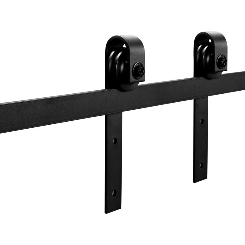 foto del prodotto vingo swanew sistema per porte scorrevoli 200 cm kit per porte scorrevoli binario per porte scorrevoli forato 35 45 mm di larghezza