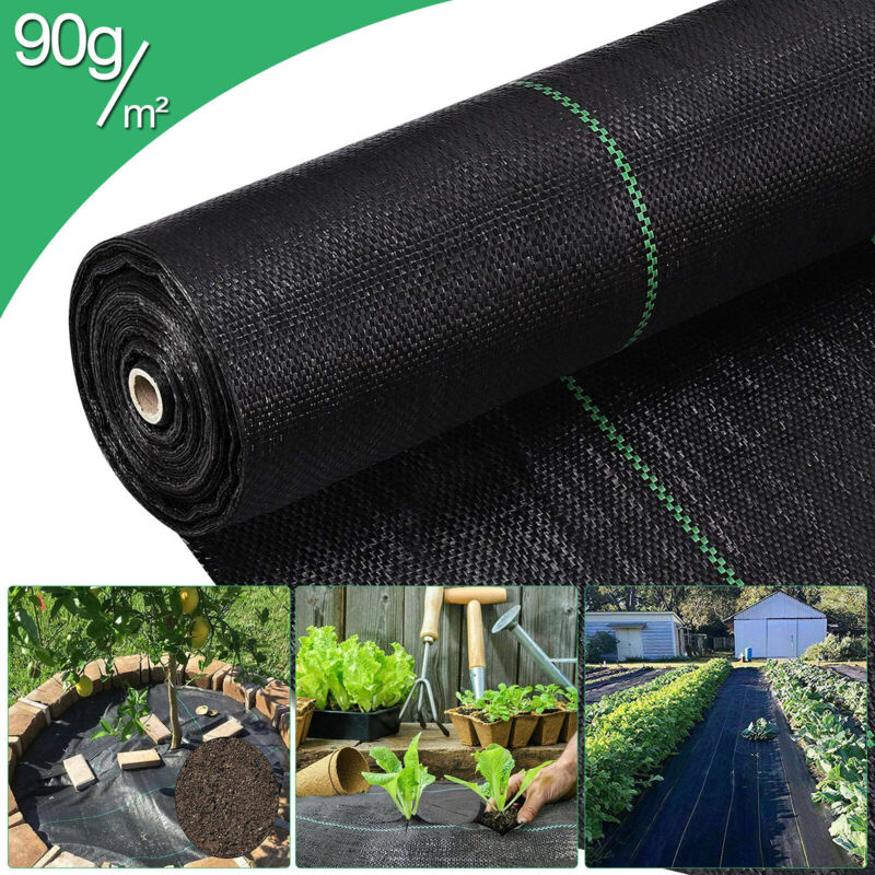 foto del prodotto vingo swanew telo pacciamante 300 x 1000cm. telo antierba 90g . protezione uv ad alta densit . giardino. erbe