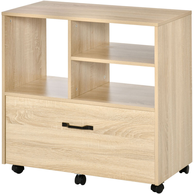 foto del prodotto vinsetto mobile porta stampante multiuso per ufficio in legno 77x40x73cm legno