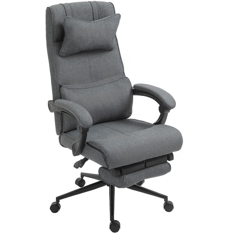 foto del prodotto vinsetto sedia ergonomica da ufficio e studio altezza regolabile con poggiatesta