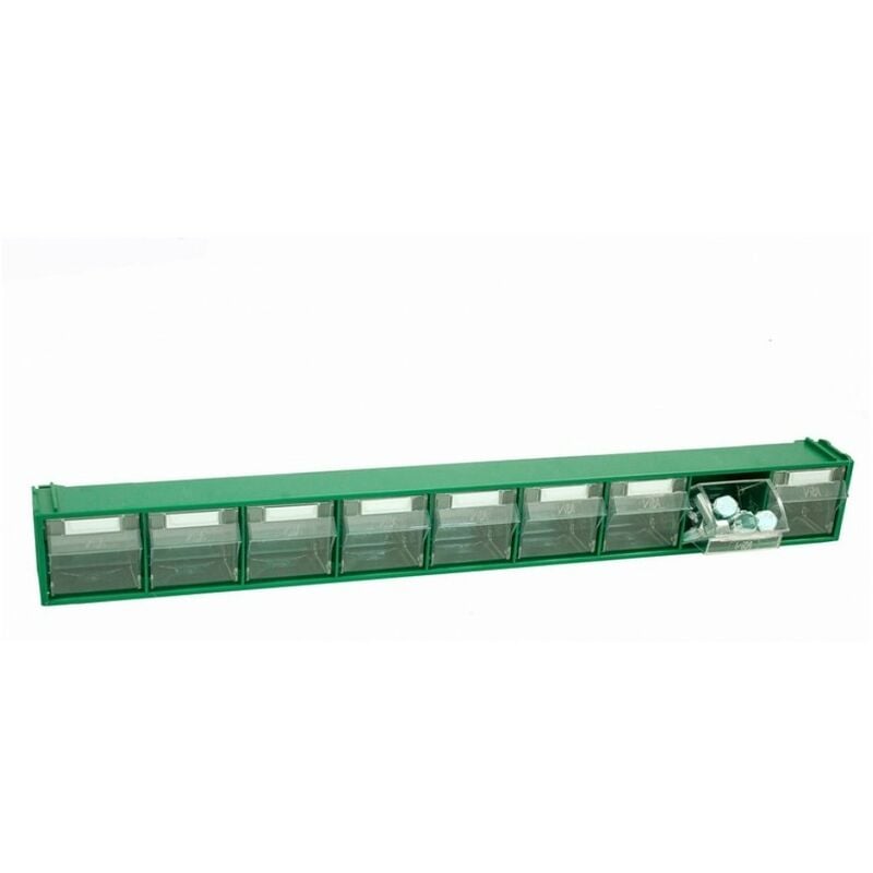 foto del prodotto vipa cassettiera componibile fox 101 verde 9 cassetti mm. 600x68x76 h
