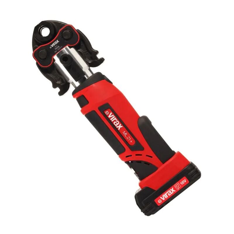 foto del prodotto virax pinza crimpatrice elettromeccanica viper l2x inserti v12 14 18 22 2 batterie 253582