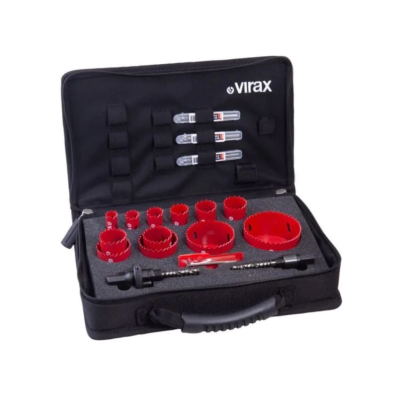foto del prodotto virax set completo di 12 seghe a tazza 220906