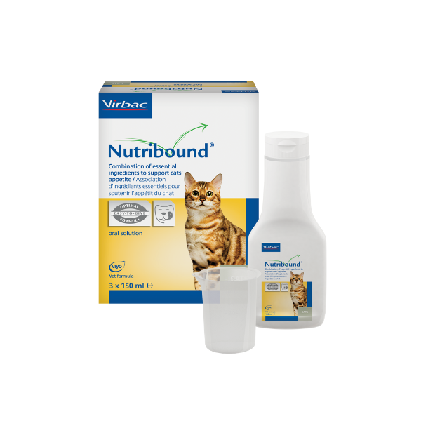 foto del prodotto virbac nutribound gatti 150 ml 1 ordine scegli lo sconto bzr5 bzr20 200 punti fedelt integratori per gatti