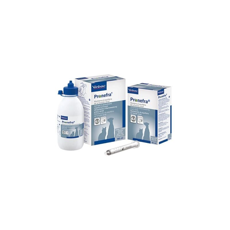 foto del prodotto virbac - trattamento pronefra della malattia renale cronica nei cani e nei gatti 60 ml