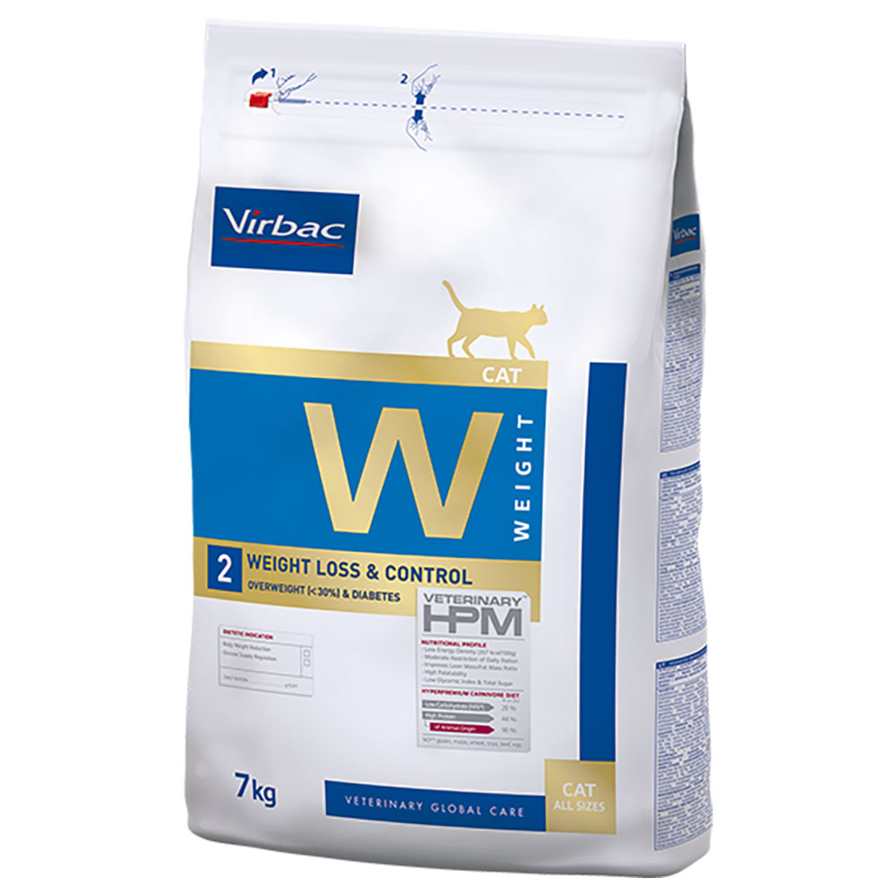 foto del prodotto virbac veterinary hpm cat weight loss and control w2 7 kg