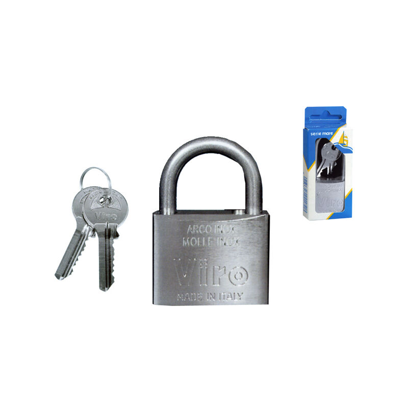 immagine 0 del prodotto viro 371 lucchetto inox mm30 arco mm15