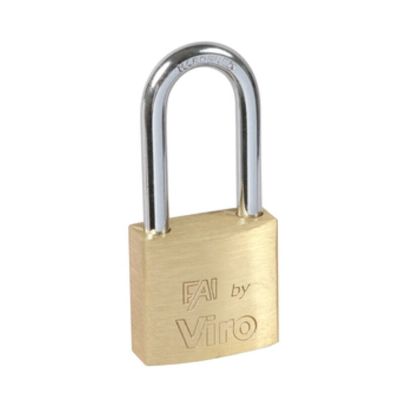 foto del prodotto viro art. 553.32 lucchetto arco lungo mm.30. prezzo per 1 pezzo.