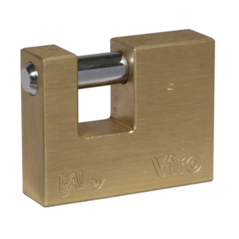 foto del prodotto viro fai art 506 lucchetto per serranda 70 mm antiscasso con 2 chiavi
