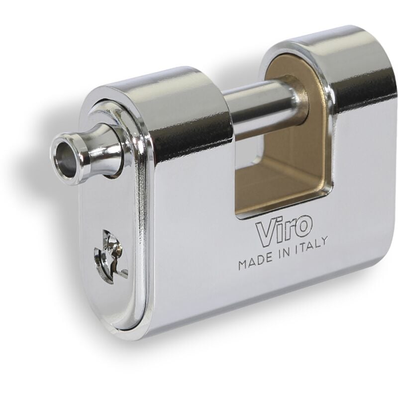 foto del prodotto viro - lucchetto corazzato anti trapano in ottone forgiato panzer - 65 mm