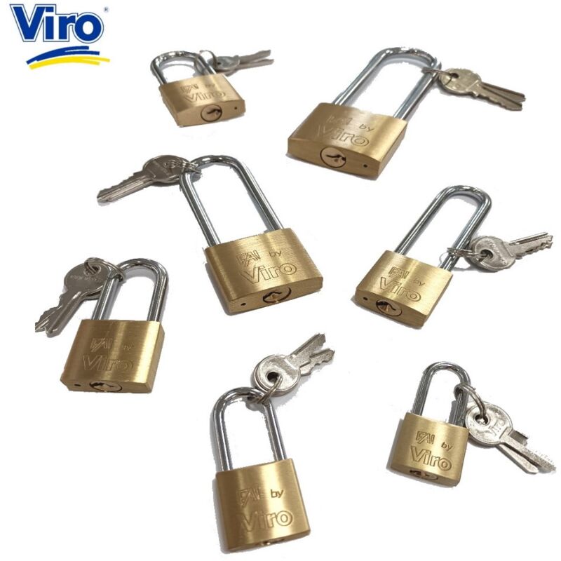 foto del prodotto viro lucchetto fai by con arco lungo misure corpo 20 mm x 20 mm luce arco 23 mm x 10 mm