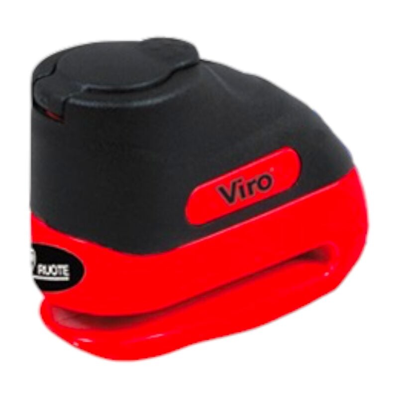 foto del prodotto viro lucchetto in acciaio blocca disco anti furto per moto e scooter hammer finitura cromata asta 10 mm