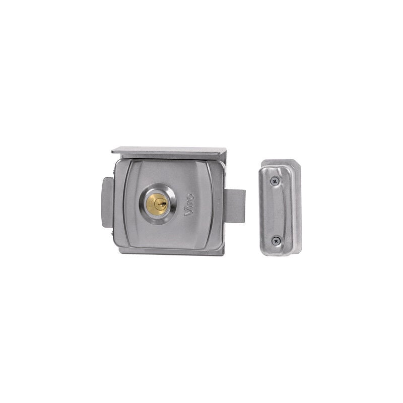 foto del prodotto viro serratura cancello applicare elettrica v9083 c.tondo fisso scr e.50 a 80 mm dx sx