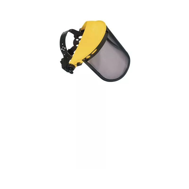 foto del prodotto visiera di protezione per decespugliatori maniver giallo