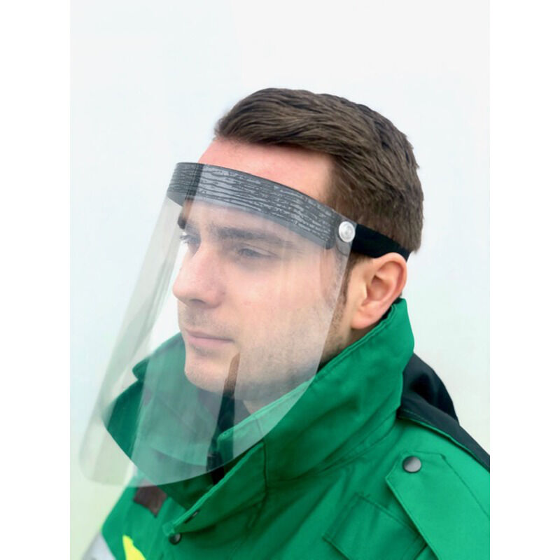 foto del prodotto visiera protettiva antiproiezione spedizione gratuita trasparente