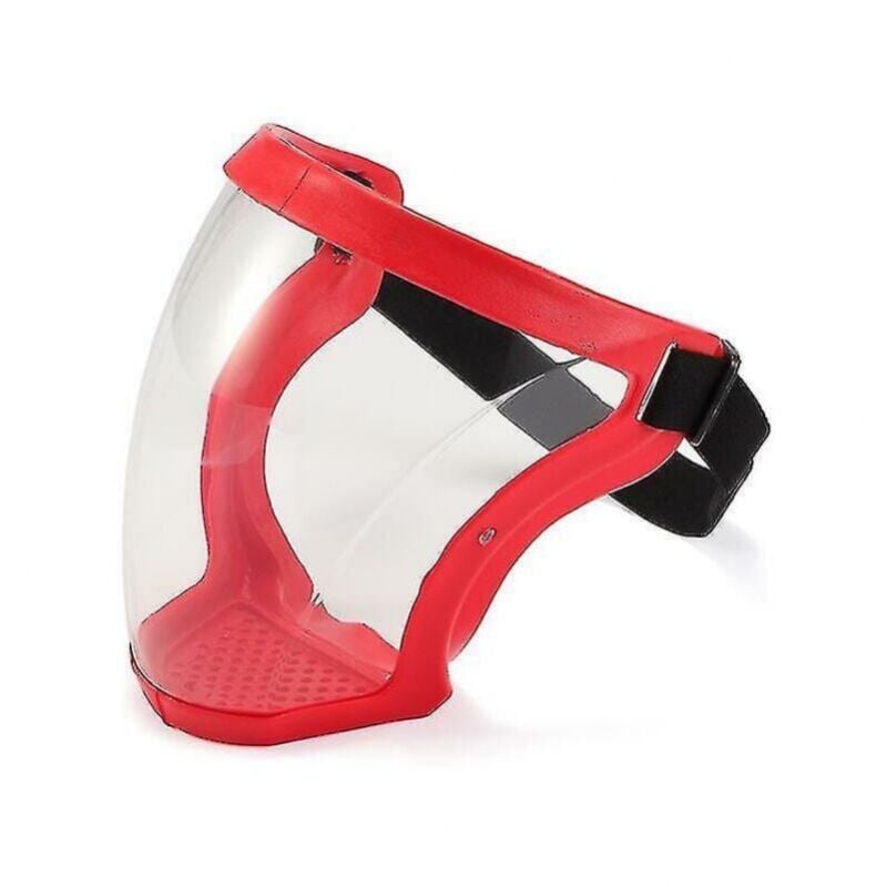foto del prodotto visiera protettiva integrale hd maschera integrale trasparente spray trasparente resistente agli schizzi copertura traspirante sottile