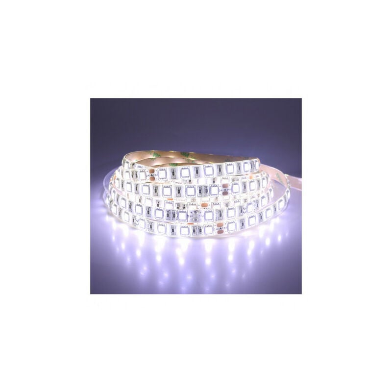 foto del prodotto vision el banda led dimmable dc24v 14.4w m 270lm m 60led m 180 ip65 5m white day 6000k