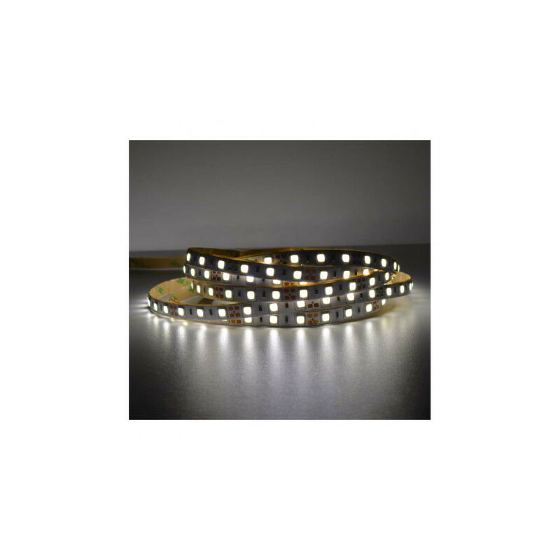 foto del prodotto vision el banda led dimmerabile dc12v 5w m 500lm m 60led m 120 ip54 5m bianco hot 3000k