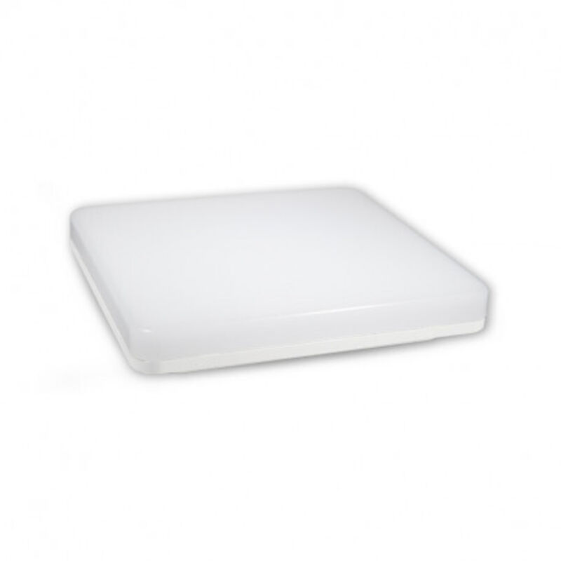 foto del prodotto vision el lampada da soffitto led con 18w 1650lm 120 impermeabile ip54 280mmx280mm bianco naturale 4000k