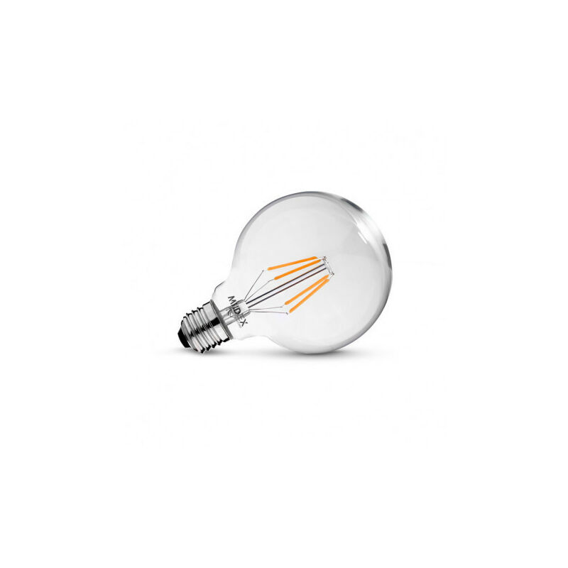 foto del prodotto vision el lampadina led e27 g125 filamento dimmerabile ac220 240v 8w 1000lm 320 ip20 125mm bianco naturale 4000k