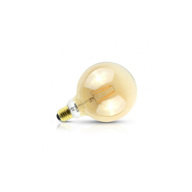 foto del prodotto vision el lampadina led e27 g125 filamento dimmerabile ac220 240v 8w 1055lm 280 ip20 125mm bianco hot 2700k