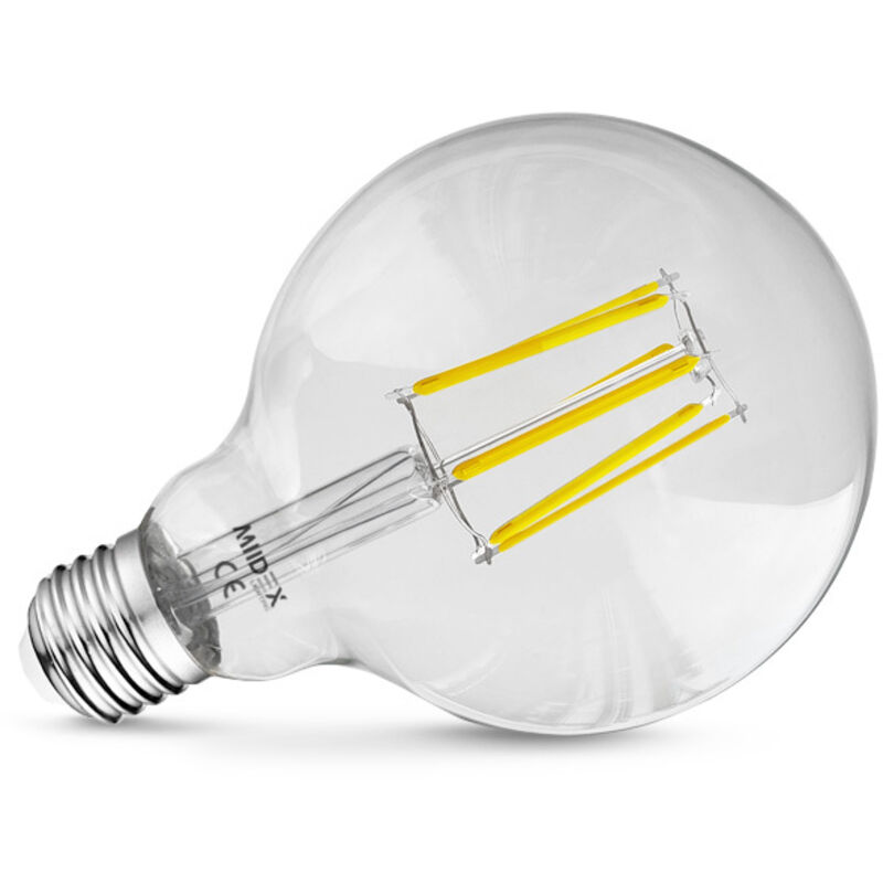 foto del prodotto vision-el - lampadina led e27 g95 filament 8w 360° 1055lm - bianco naturale 4000k