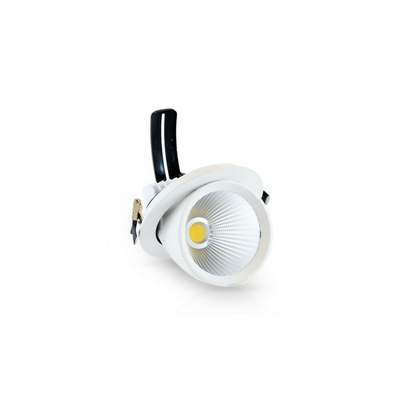 foto del prodotto vision el led incasso spot orientable snare 30w 2700lm 25 impermeabile ip40 ik05 165x135mm white hot 3000k foratura 140mm
