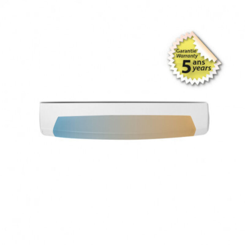 foto del prodotto vision el led set interruttore bagno on off 8w 1100lm 120 impermeabile ip44 ik08 438.5mm cct 3000k 6000k 