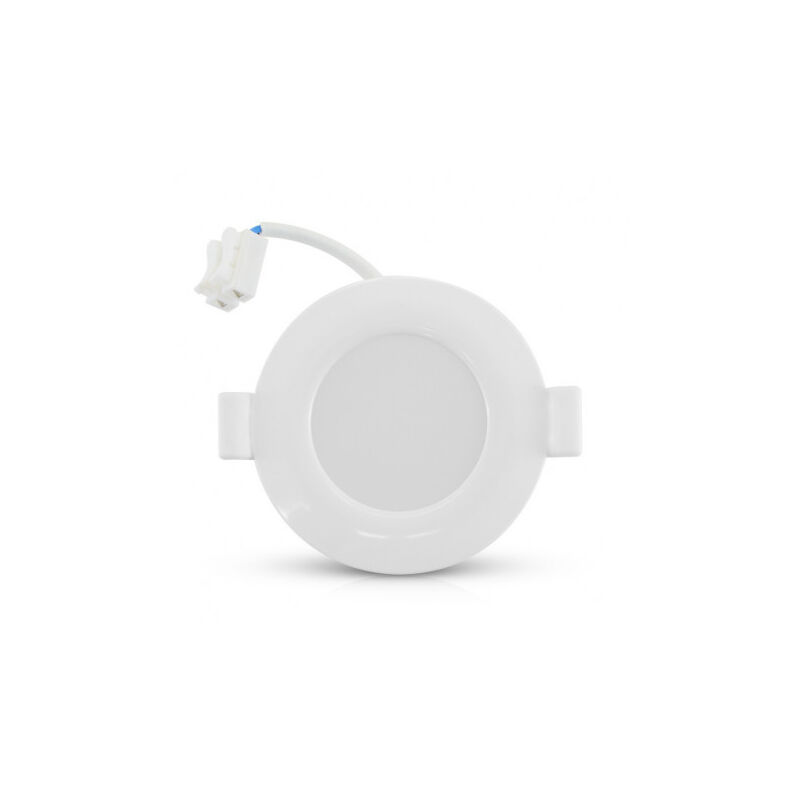 foto del prodotto vision el plafoniera led da incasso ac220 240v 8w 720lm 120 impermeabile ip40 ik06 85mm bianco naturale 4000k foratura 65mm