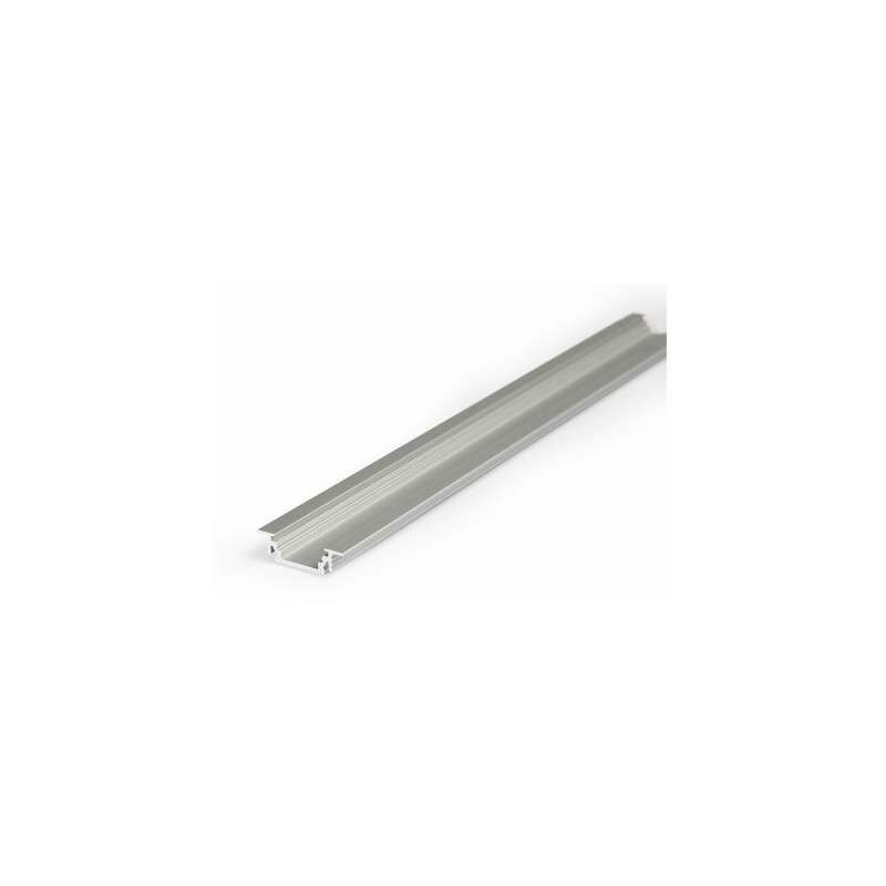 foto del prodotto vision el profilo scanalato in alluminio anodizzato da 1 m per striscia led da 10 mm