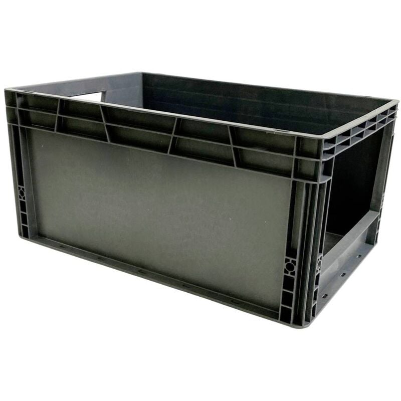 foto del prodotto viso spk 4628 av cassetta impilabile da magazzino l x a x p 400 x 280 x 600 mm grigio 1 pz.