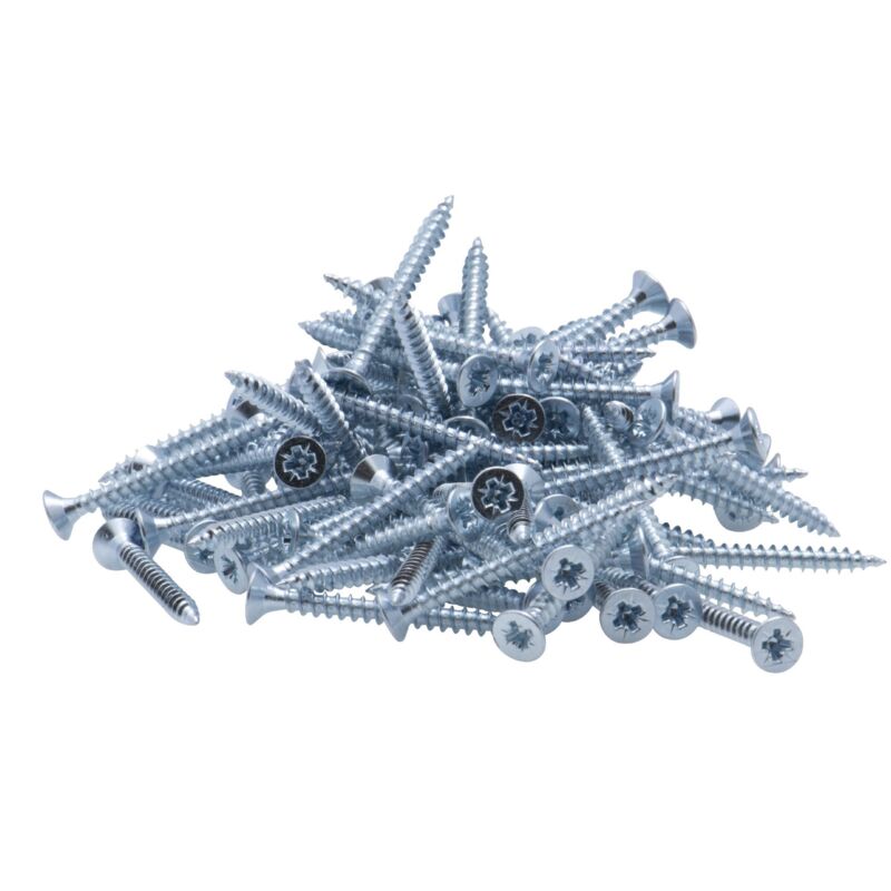 foto del prodotto vissal - vite a legno con testa svasata pz zincata viswood filettatura totale3x30 mm x100 viti