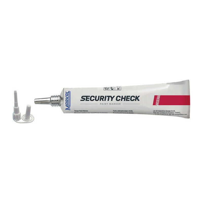 foto del prodotto visse varnish security red control tubo da 50 ml markal