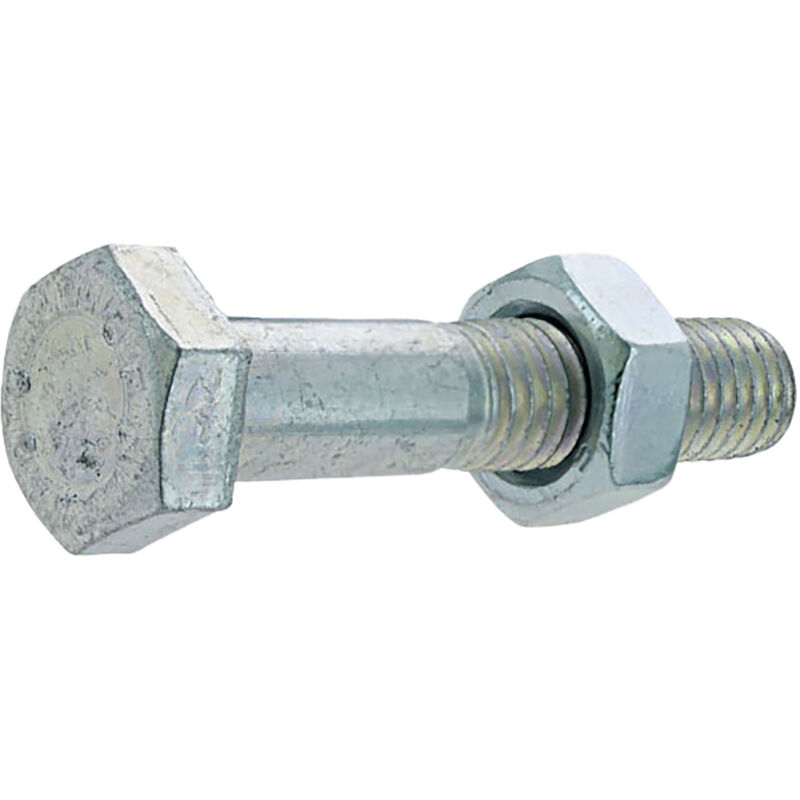 foto del prodotto viswood viti a testa esagonale din 931 in acciaio zincato 6 mm confezione da 8 pezzi 