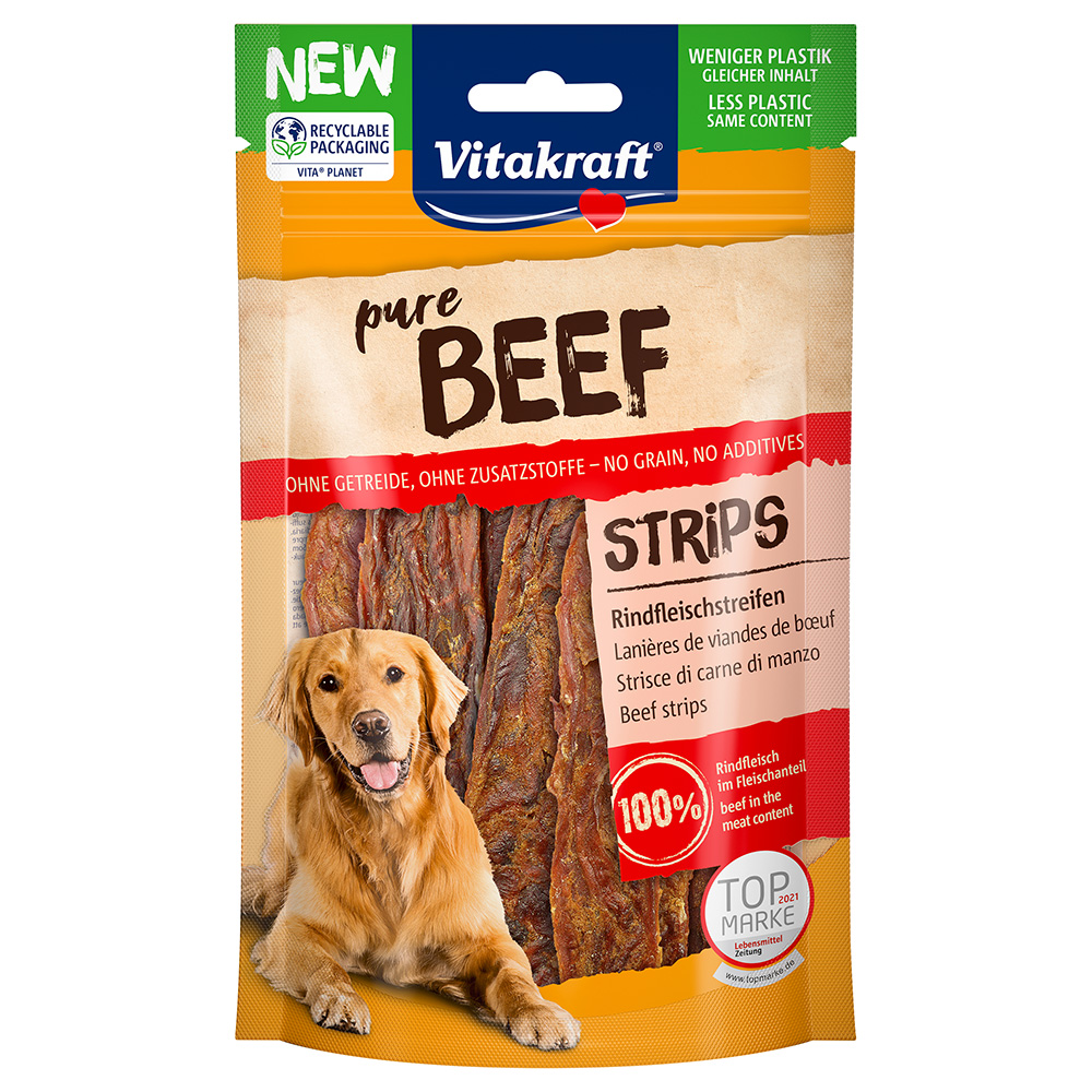 foto del prodotto vitakraft beef strisce di manzo snack per cani 80 g