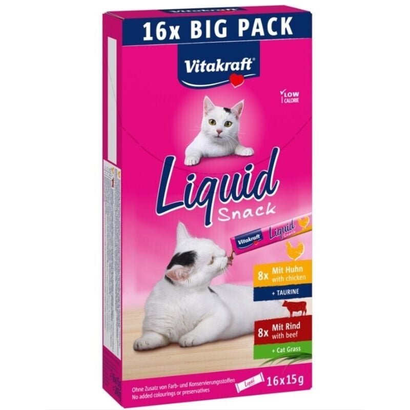 foto del prodotto vitakraft cat liquid snack multipack 16x15g