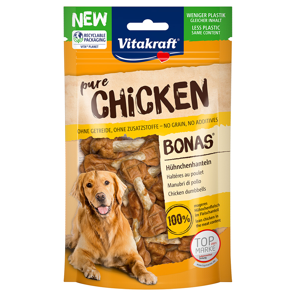 foto del prodotto vitakraft chicken manubri di pollo snack per cani 80 g