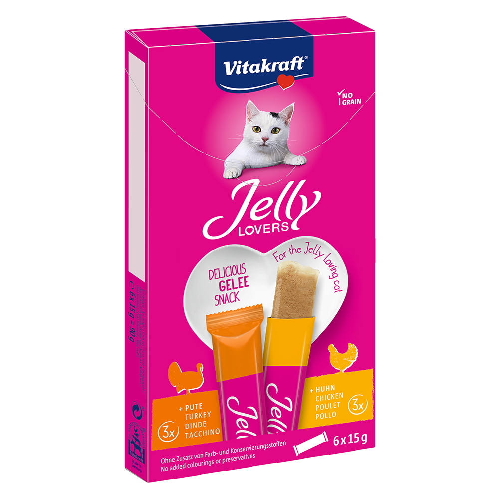 foto del prodotto vitakraft jelly lovers pollo tacchino 6 x 15 g
