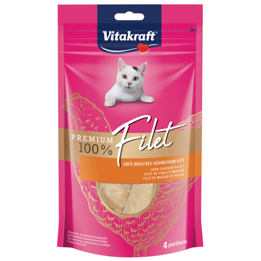 foto del prodotto vitakraft premium filetto 70 g pollo