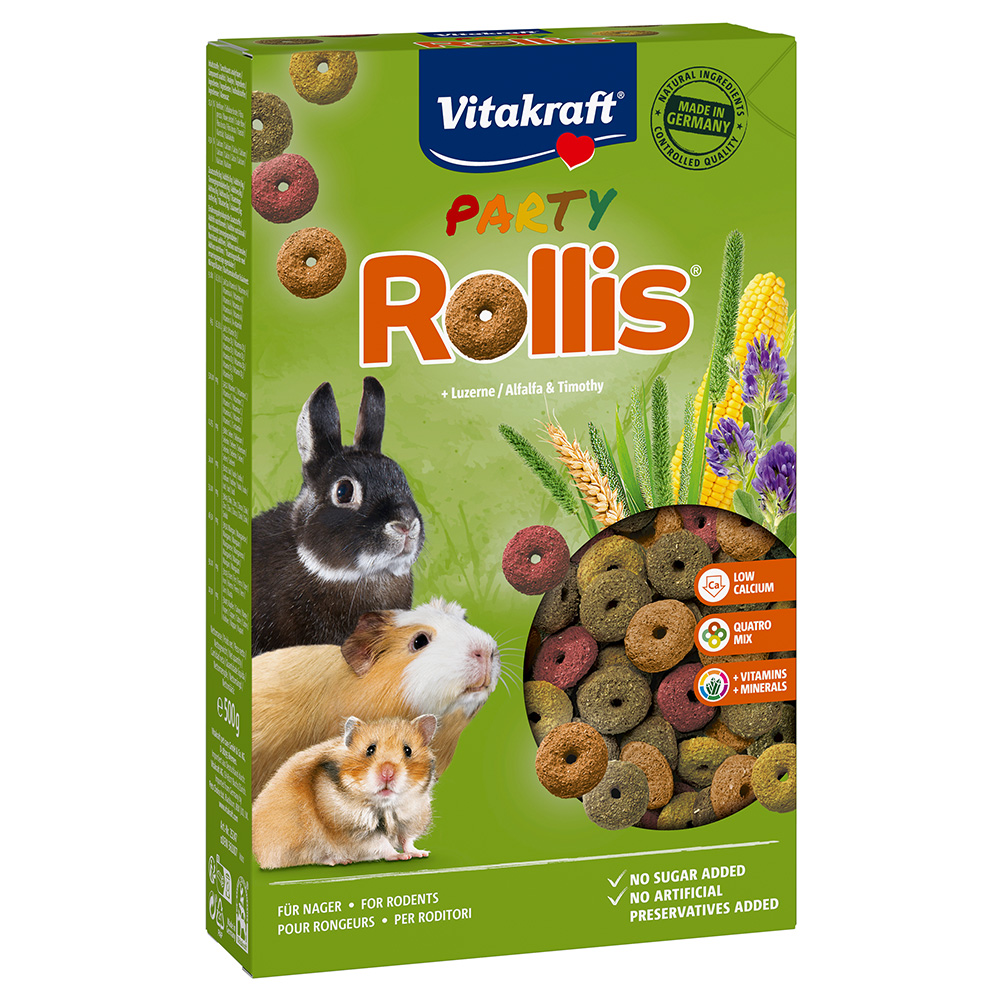 foto del prodotto vitakraft rollis party per roditori 500 g
