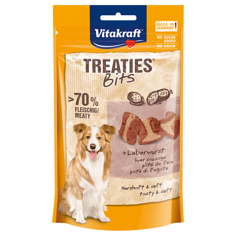 foto del prodotto vitakraft treaties bits 120 g salsiccia di fegato