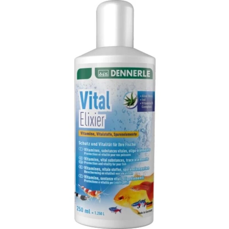 foto del prodotto vital elixier oligoelementi per acqua dolce formato 250 ml dennerle