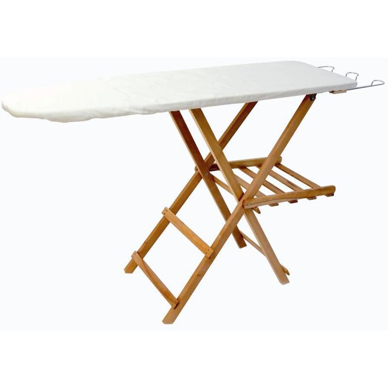 foto del prodotto vitale assi asse da stiro rustichello piano in legno di pino cm.120x32