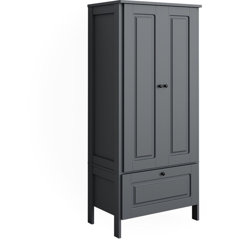 foto del prodotto vitalispa armadio per bambini ajaton, grigio, 83.3 x 187 cm
