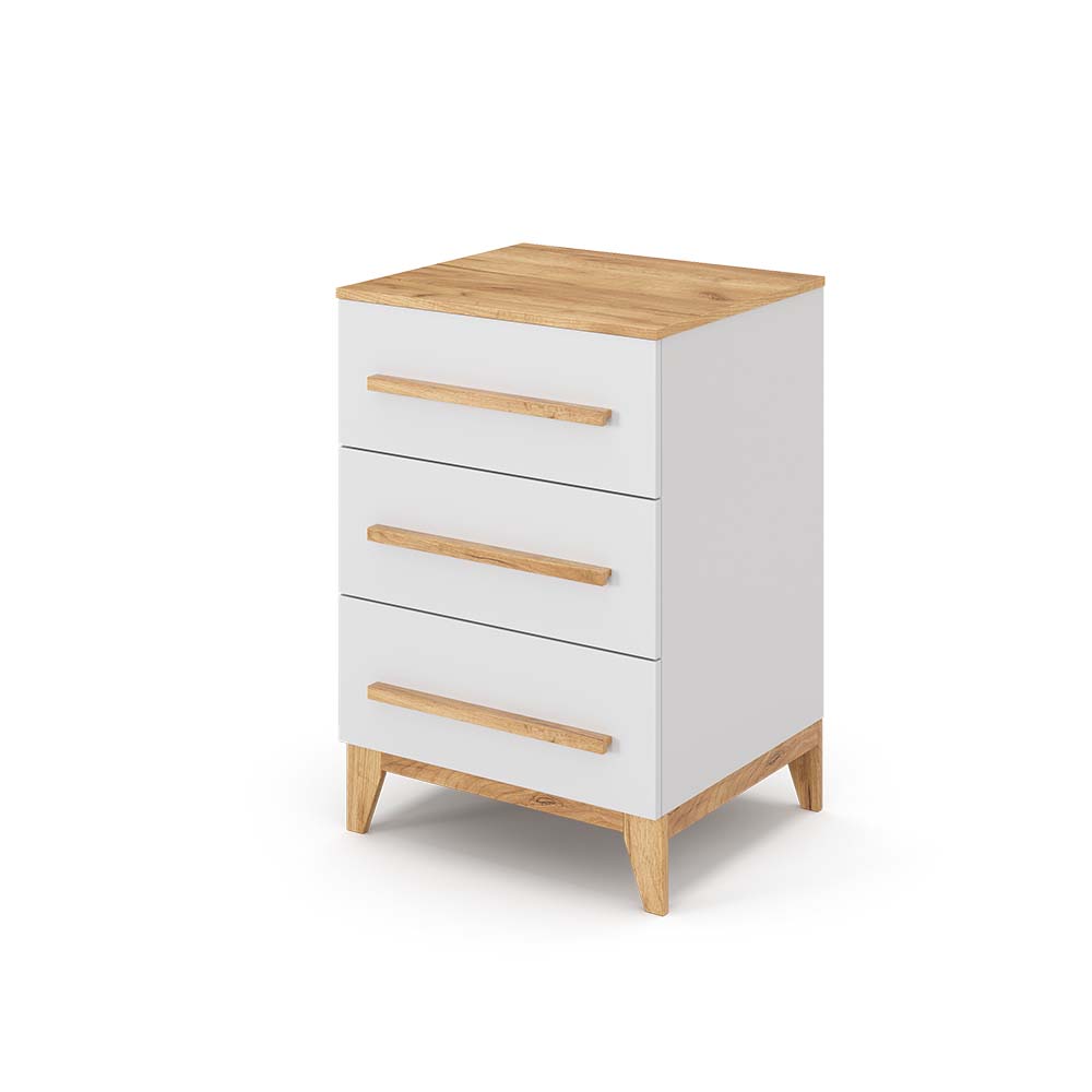 foto del prodotto vitalispa cassettiera per camera da letto bianco 53.4 x 88 cm