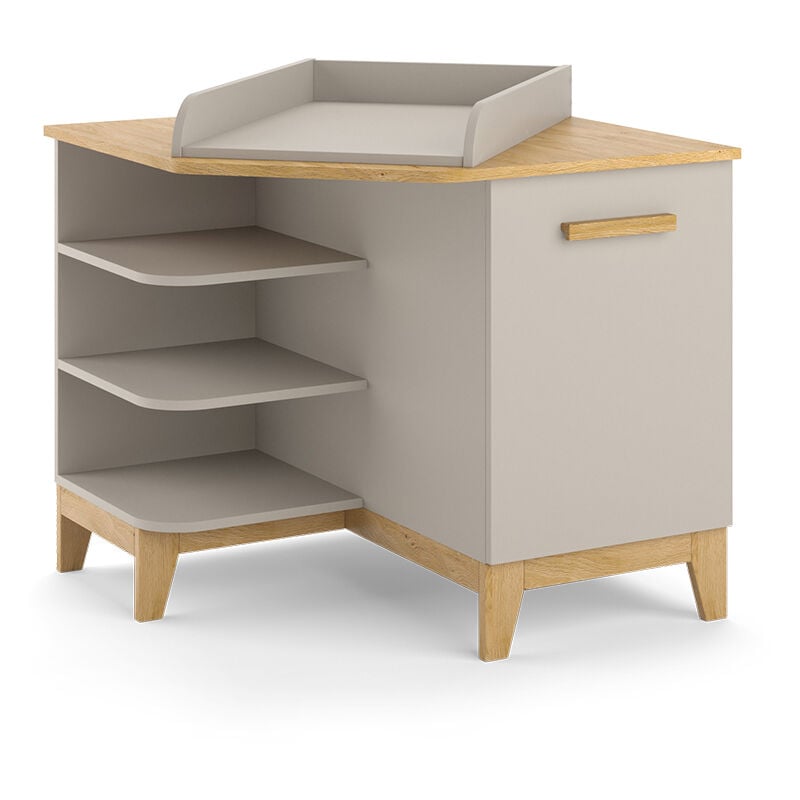 foto del prodotto vitalispa fasciatoio malia, quercia cashmere, 85 x 85.2 cm con porta