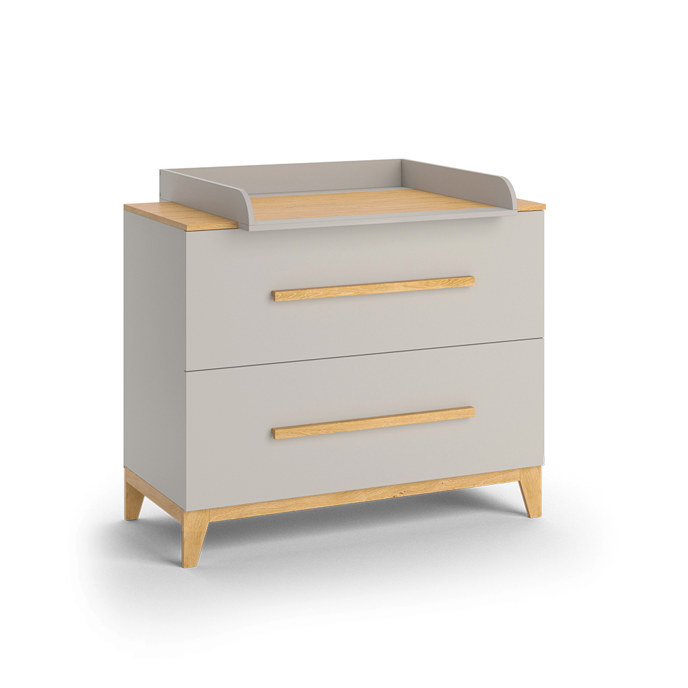 foto del prodotto vitalispa fasciatoio quercia cashmere 108 x 98 cm con 2 cassetti